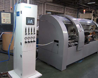 نظام الطلاء بالمسحوق لخط اللحام يتم تركيبه في مصنع في تايلاند